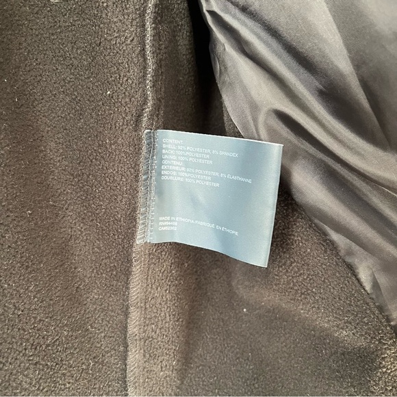 Nautica Mens Hooded Jacket Black Water & Wind Resistant Size Large - Picture 4 of 6